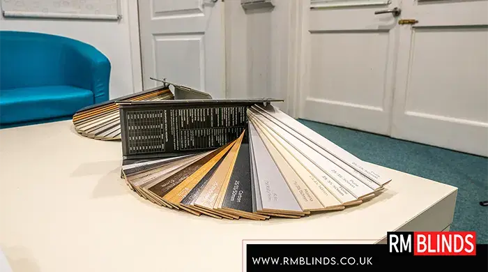 a range of fabric samples
