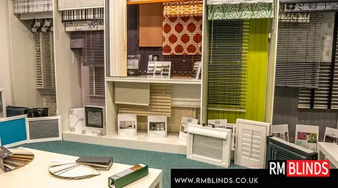 Blinds in a range of colours and styles