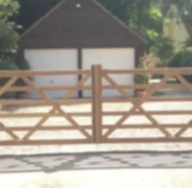 Double fence gate