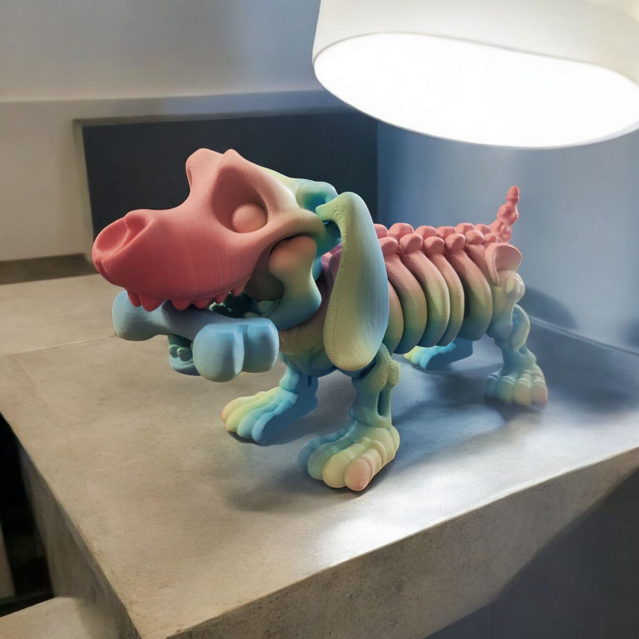 Pastel Colorshift Skeledog