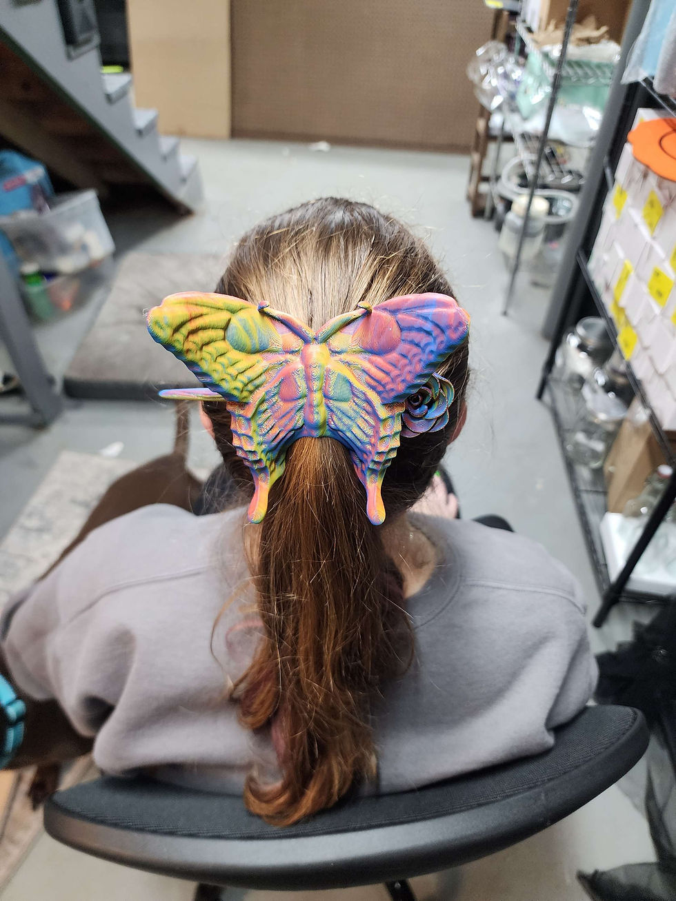 Thumbnail: Butterfly hair pin