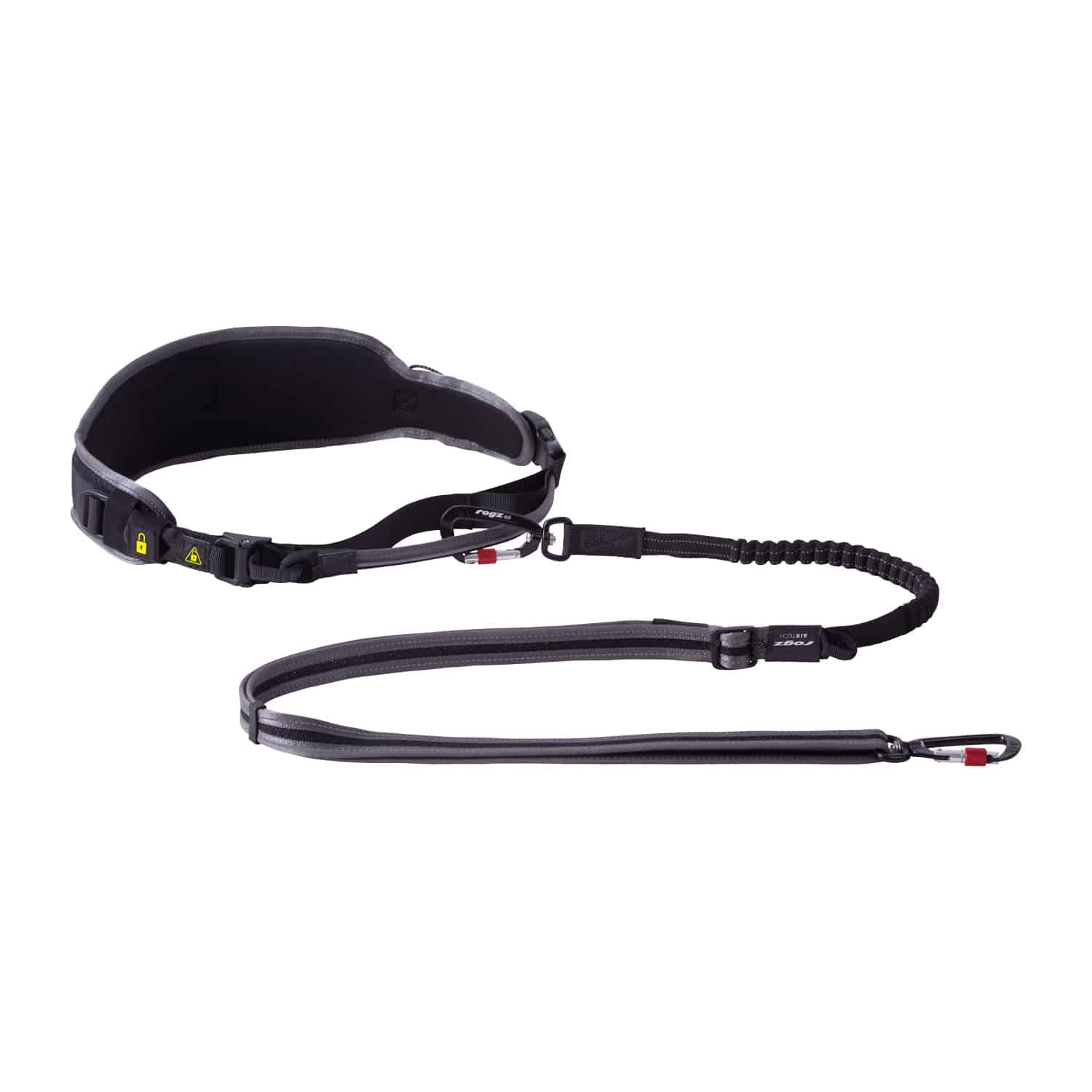 Rogz AirTech Sport Belt and Lead L/XL Black