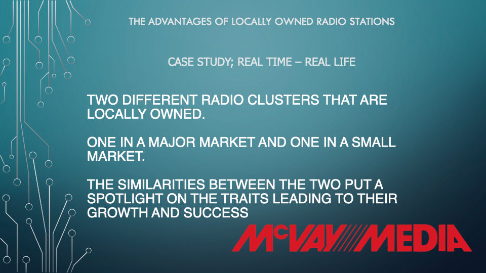 The advantage of locally owned radio stations - McVay Seminar at Tri State Broadcasters