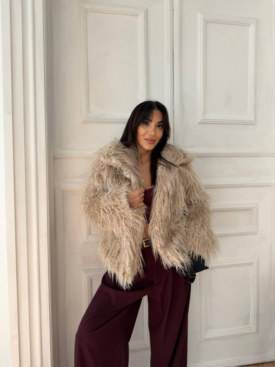 OVERSİZE KÜRK CEKET