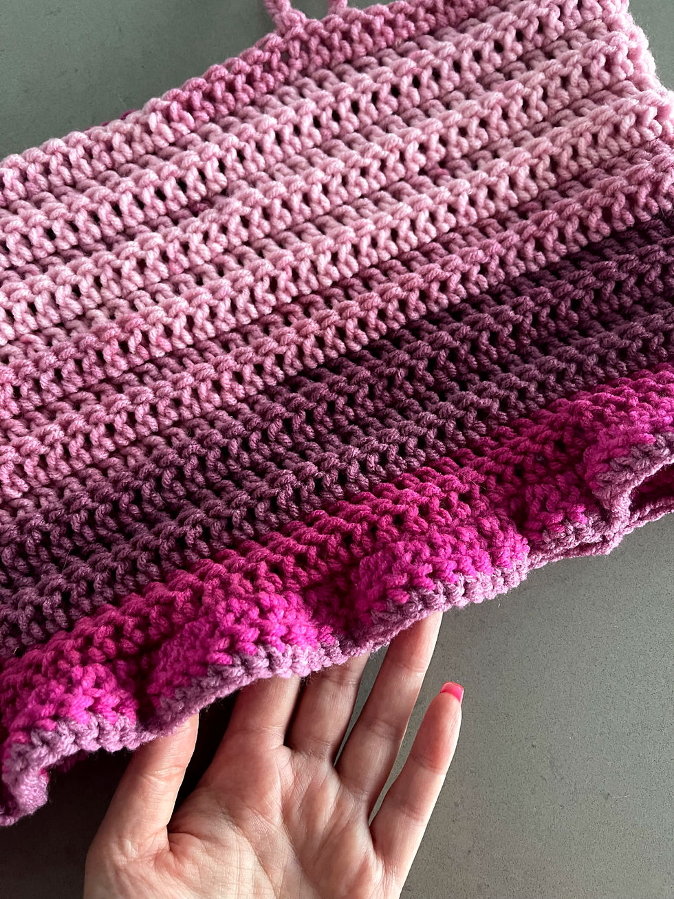 Thumbnail: 'Leha' Crochet Top - Purple