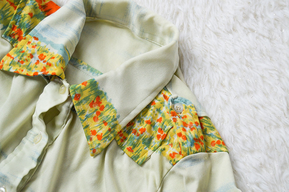 Thumbnail: Vintage 70s Along the Watchtower Novelty Top