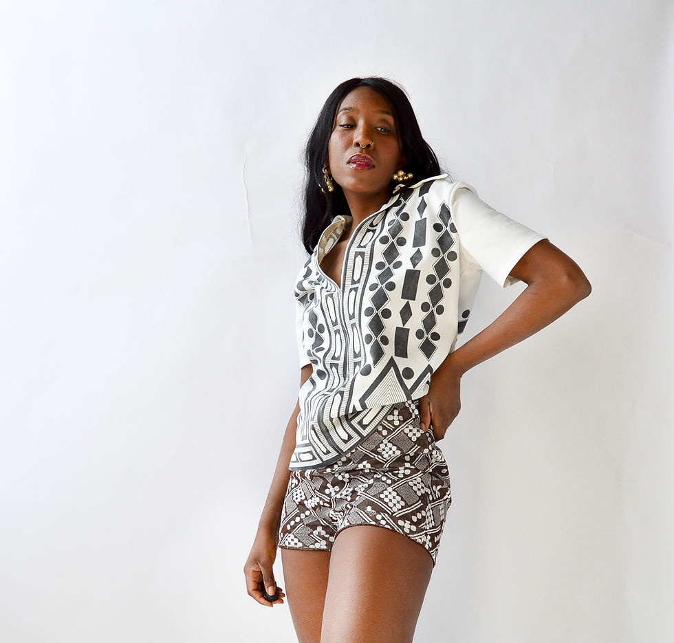 Thumbnail: Vintage 70’s Washed and Faded Bossa Nova Graphic Top (s-m)