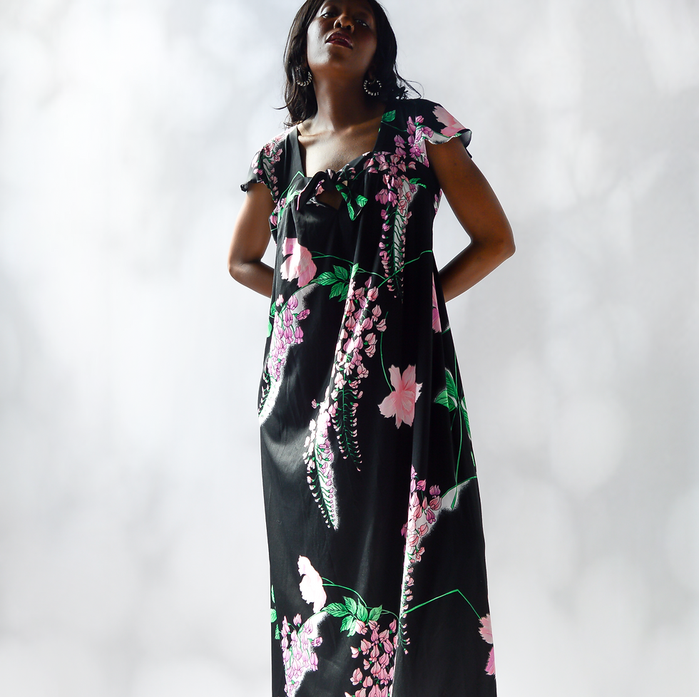 Thumbnail: Vintage 70's Luna Dress (s-xxl)