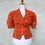 Thumbnail: Vintage Late 70’s Early 80’s Smoked Paprika Plaid Top (s)
