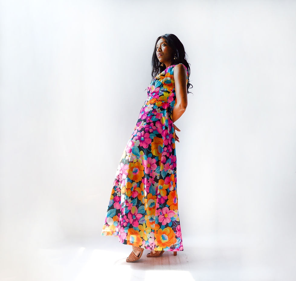 Thumbnail: Vintage 70's Isis Dress (s-m)