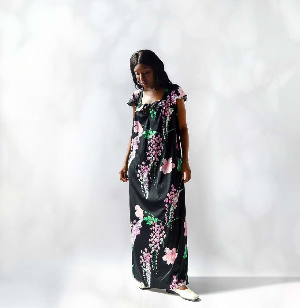 Thumbnail: Vintage 70's Luna Dress (s-xxl)