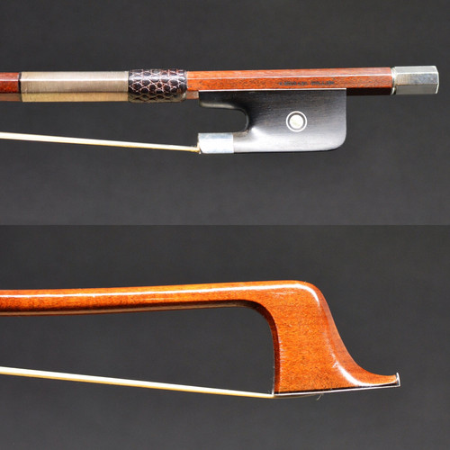 VIOLA BERND DOLLING ★★★ VIOLA BERND DOLLING Silver mounted German viola bow by Bernd