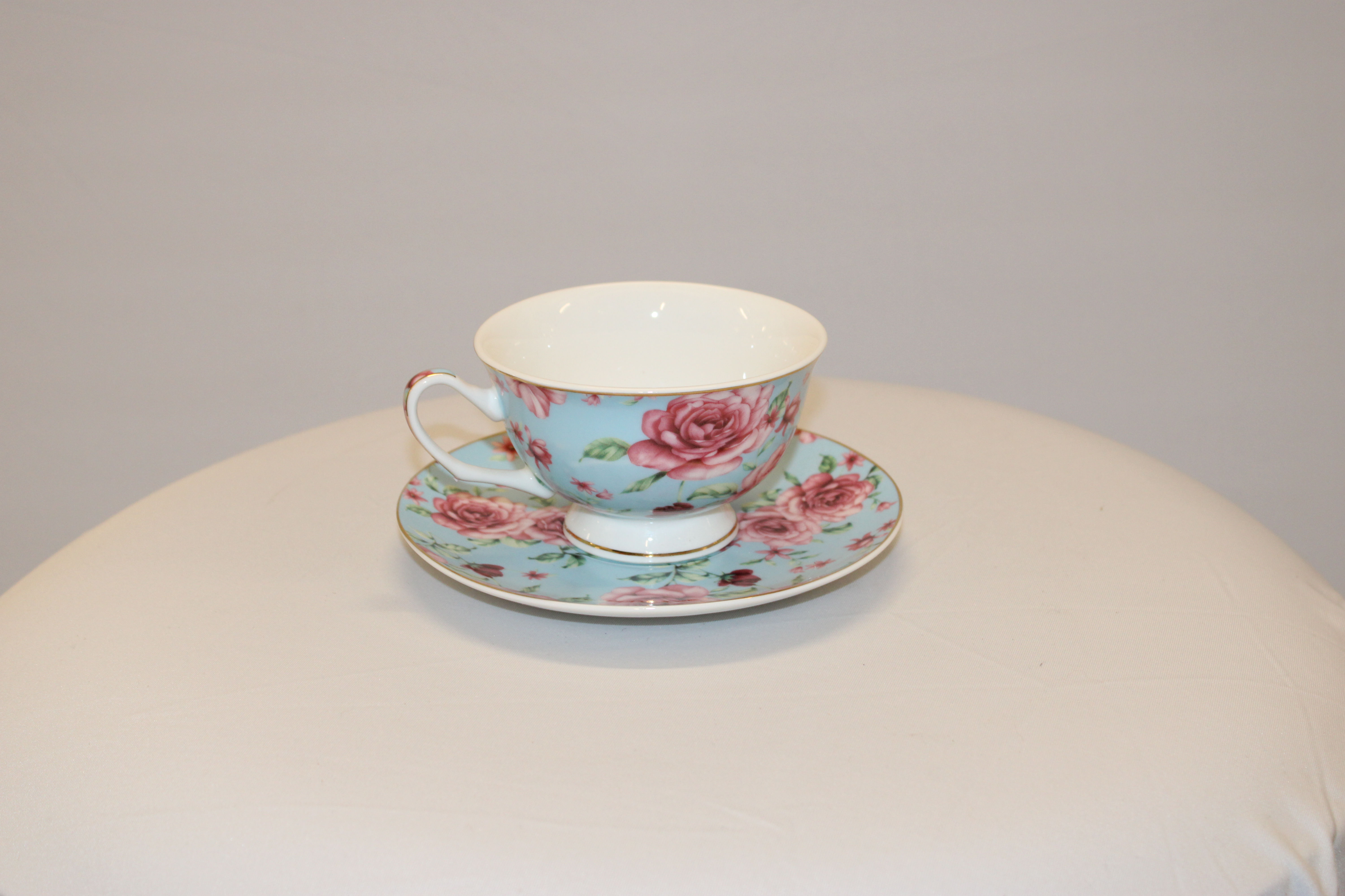 12pc Floral Tea Set
