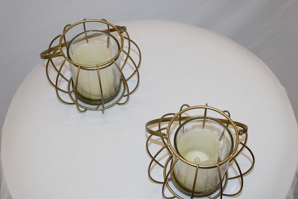 Thumbnail: Gold Cage Candle Holders