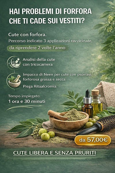 Hai problemi di forfora che ti cade sui vestiti?