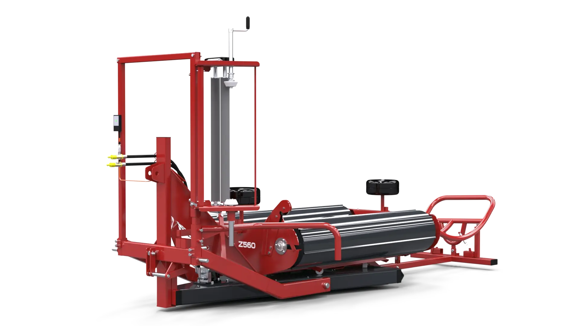 Owijarka bel Z560 - stacjonarna, agregacja z ciągnikiem przez trójpunktowy układ