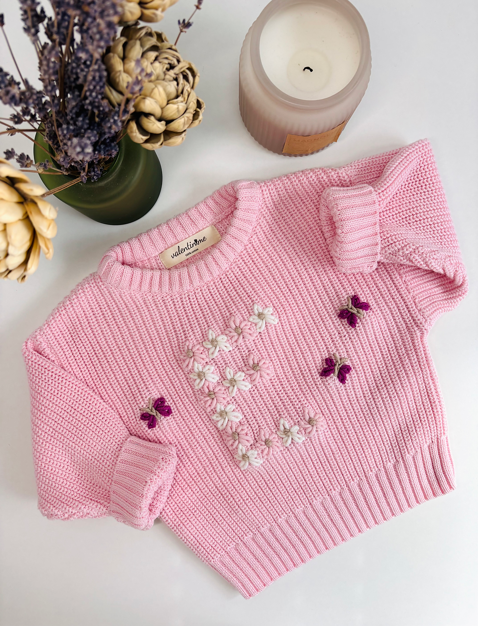 Miniaturbild: Design: Blumeninitiale (Pullover extra hinzufügen)