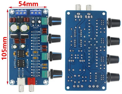 Universal Preamplifier Module Stereo Amplifier Module 2-channel Pre-amp Preamplifier Tone Board ...