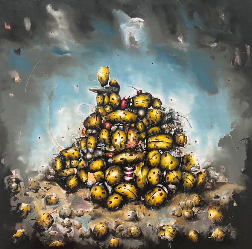
Yellow Better Lead
BEN BRIDGERS
Oil on canvas
60 x 60 inches