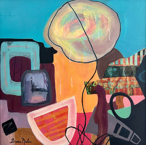 Can't Hold Me Down
Diana Malin, acrylic painting, art on exhibit at The Gallery at The Edge in Historic Downtown Wilson