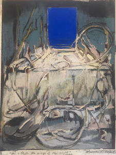 Pastel on archival paper
Framed with UV glass
12.5 x 15 inches framed