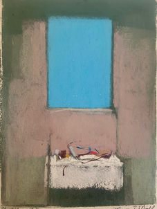 Pastel on archival paper
Framed with UV glass
12.5 x 15 inches framed
$825