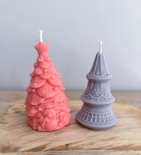 Kleine versierde kerstboom