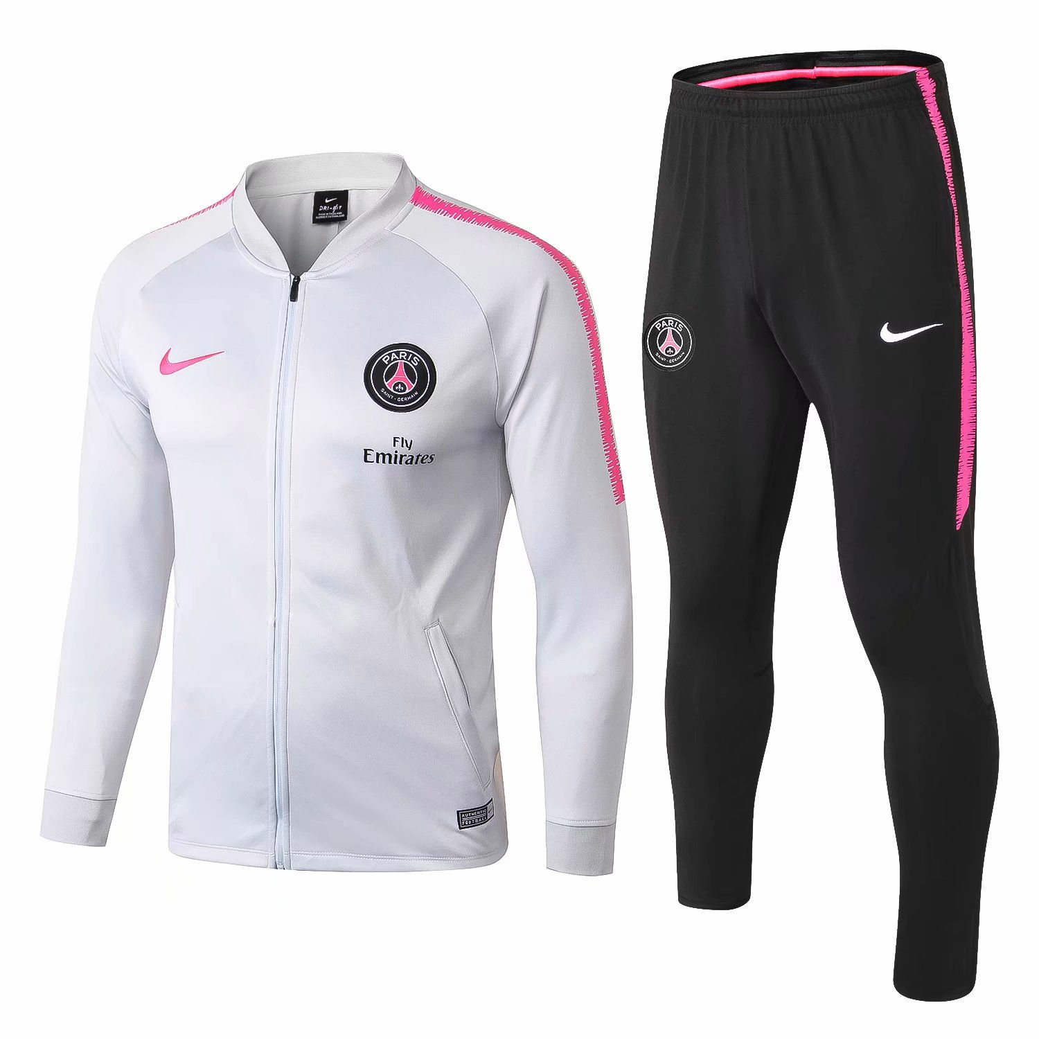 PSG 18/19 training suit - Chaqueta blanca - negro