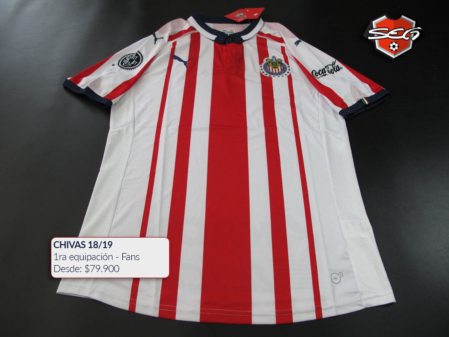 Miniatura: Chivas (Guadalajara) 18/19 1ra equipación - Fans