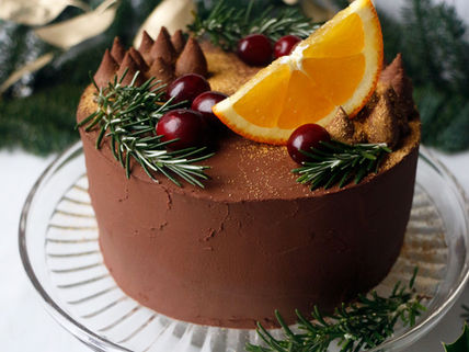 Cranberry, Orange Grain Free, Vegan Christmas Cake