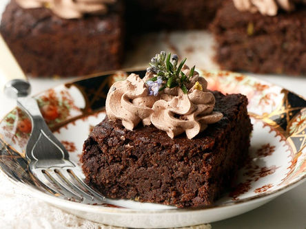 Lemon Rosemary Brownies