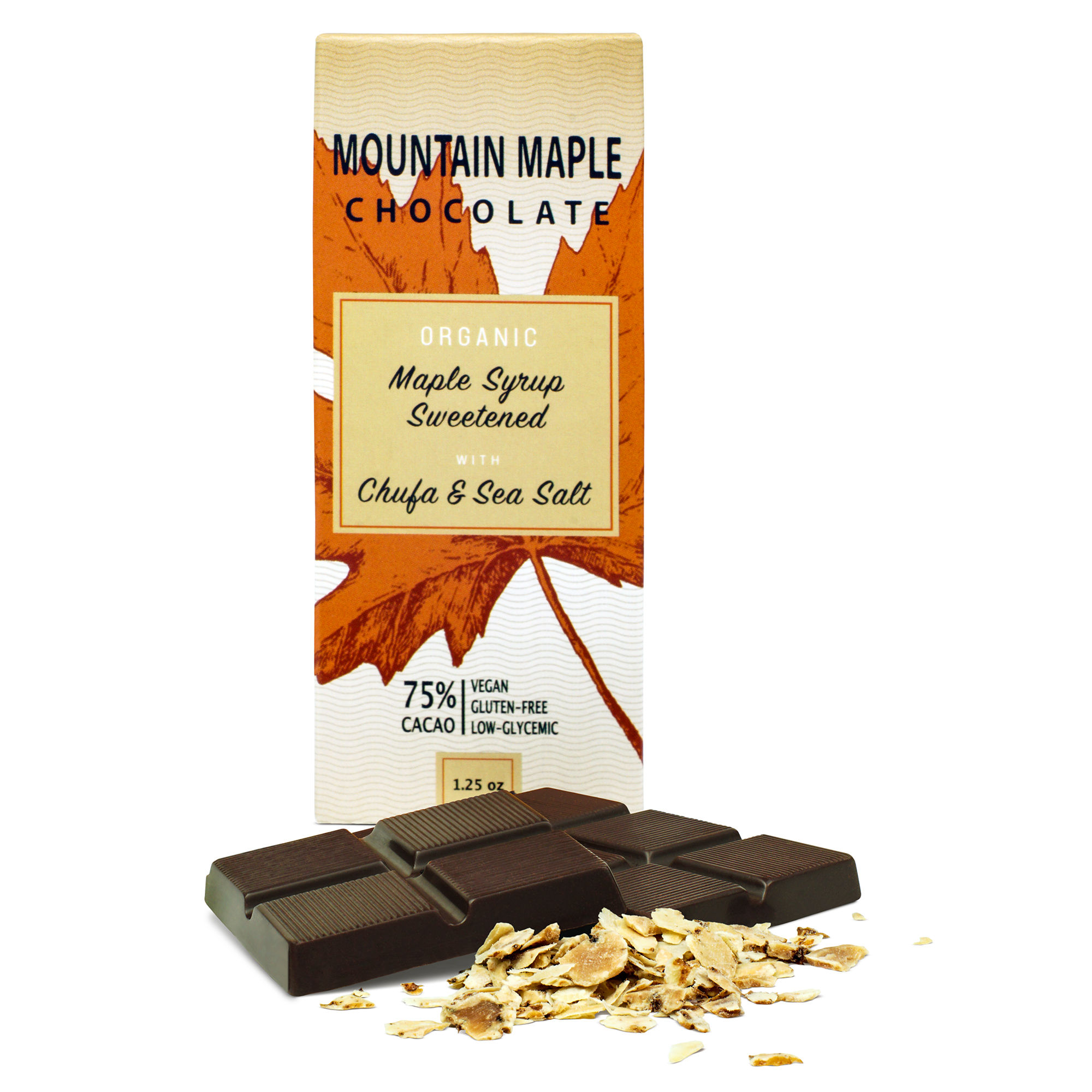 Dark Chocolate with Chufa and Sea Salt - Case of 15