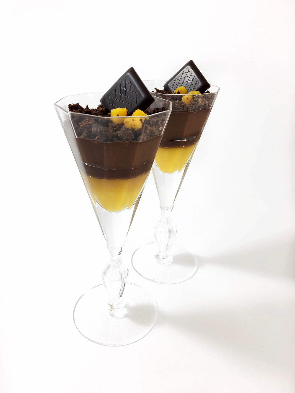Vegan Chocolate Mango Verrine