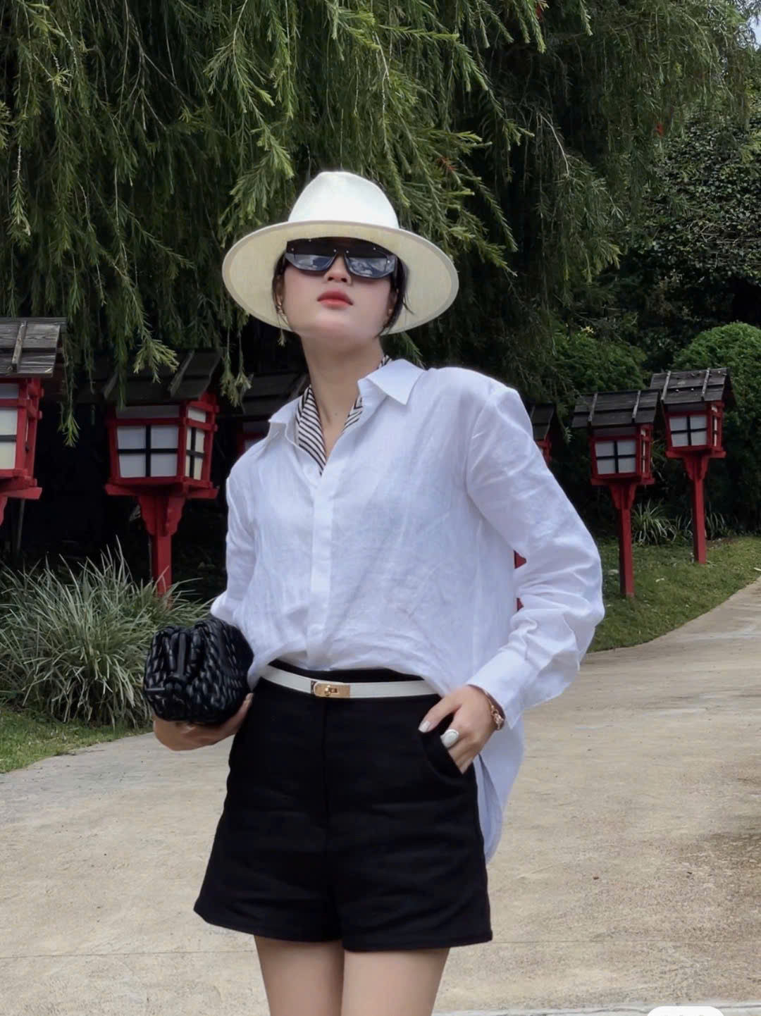 Pana Short in Linen - Quần short Pana 2 lớp