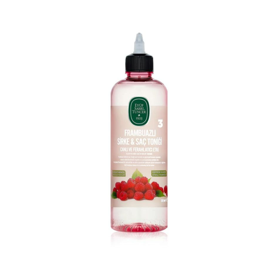 Raspberry Vinegar & Hair Tonic – For Smooth, Shiny, and Frizz-Free Hair