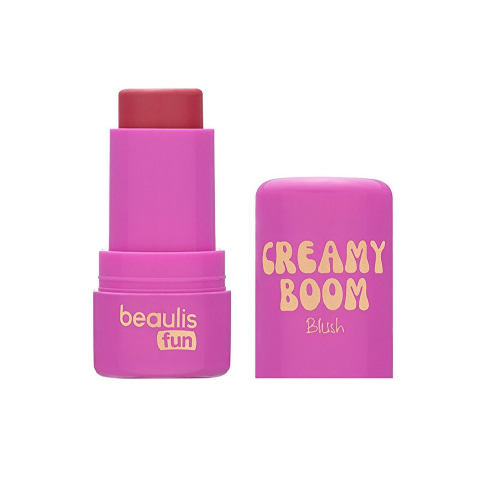 Beaulis Creamy Boom Blush stick in a pink tube