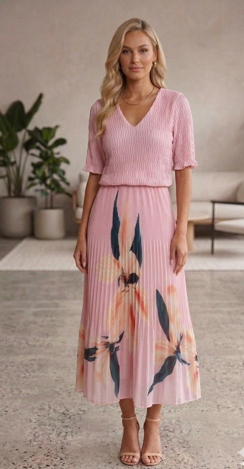 Pleated Dress