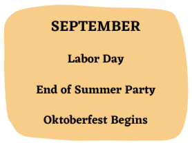 September Holidays