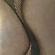 mixed media, resin, flow of life's energy.