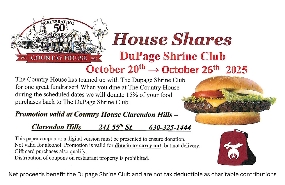 Du Page Shrine Club x Country House collaboration