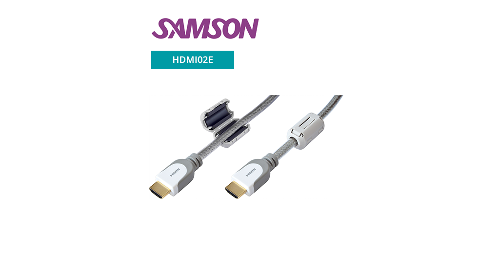 High Speed HDMI plug / HDMI plug (gold) with Ethernet - 2m