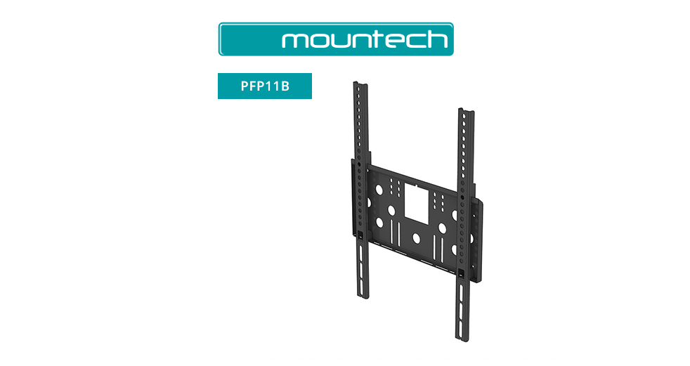 Flush Wall Mount ‐ 37" ‐ 55” (Black)
