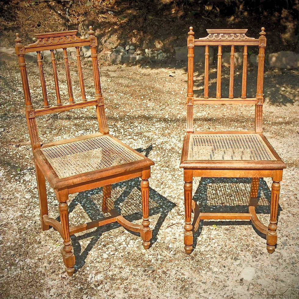 Miniature : Location duo de chaises vintage