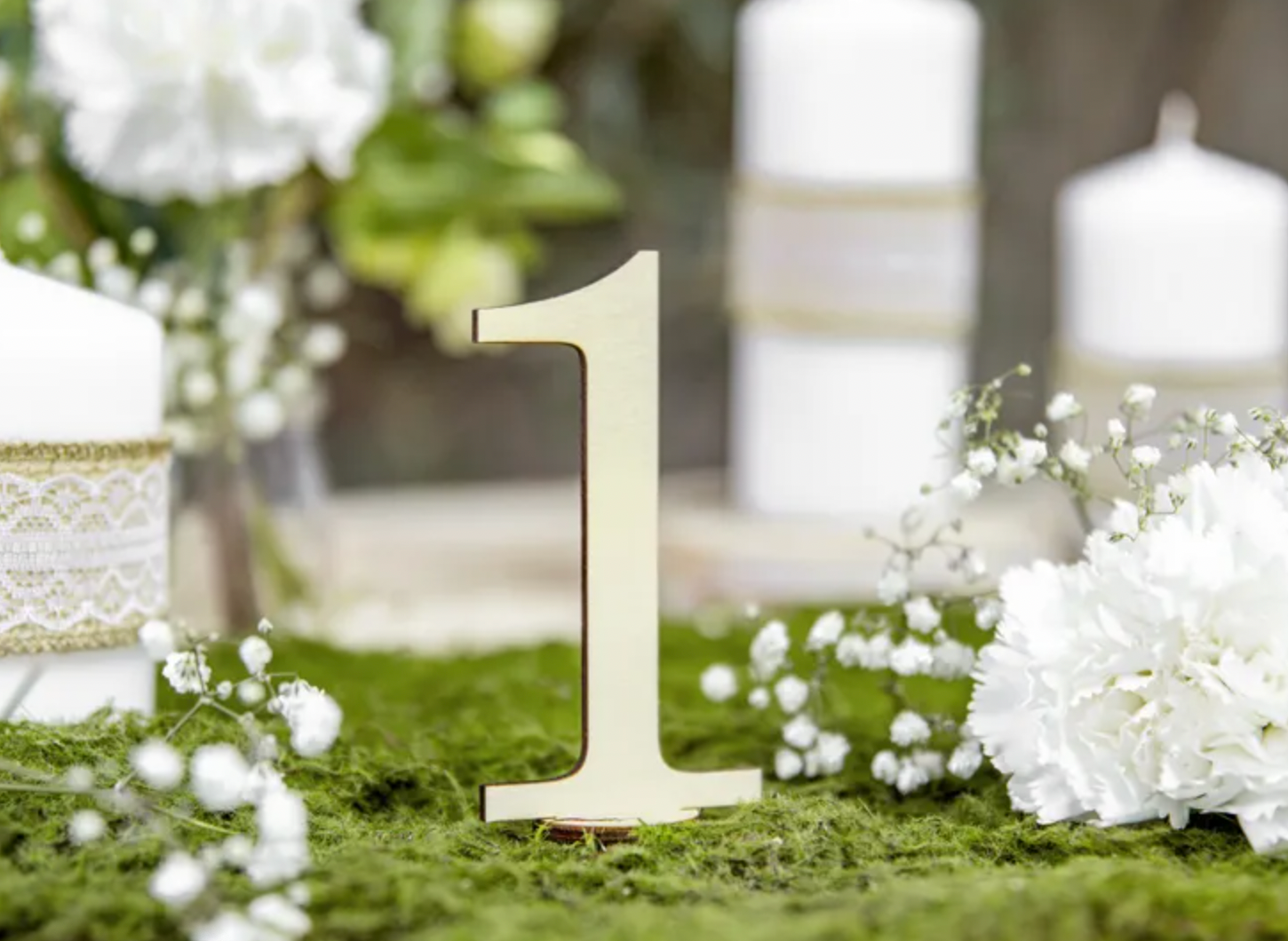 Location numéros de tables en bois