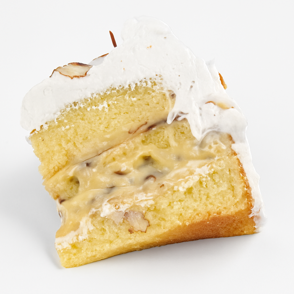 Almond cream cake