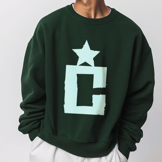 Mens Crew Neck with Logo