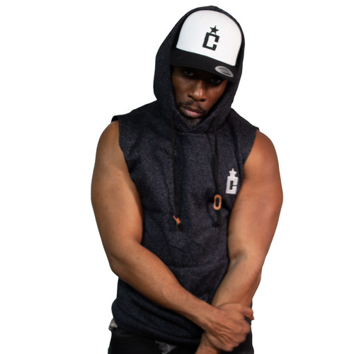 Mens Sleeveless Hoodie | Igbo Couture