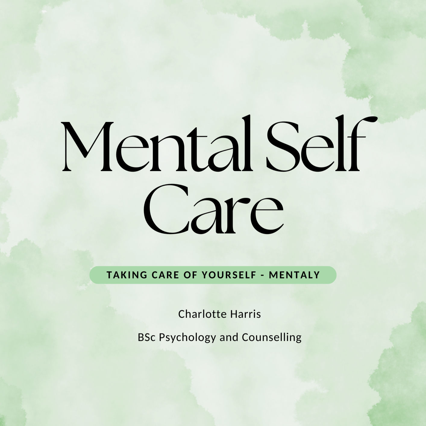 Mental Self-Care Booklet