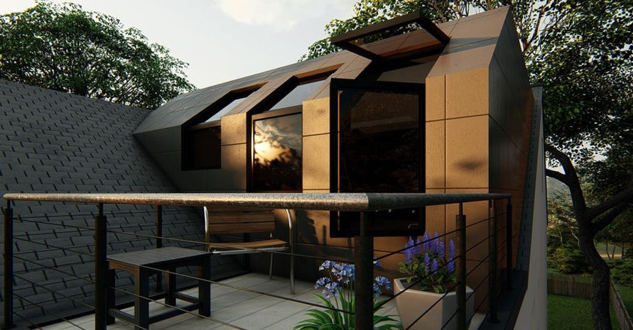 Contemporary Dormer External View
