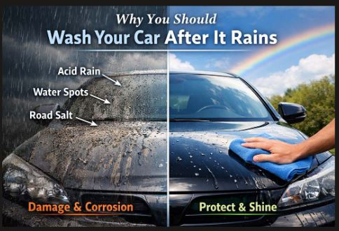 The Science of Washing Your Car After Wisconsin Rain: Benefits of Post-Rain Car Wash